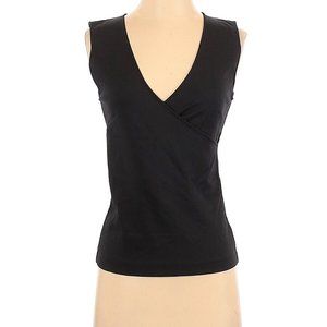 J.Crew Sleeveless Top - Black - XS - Wrap Style